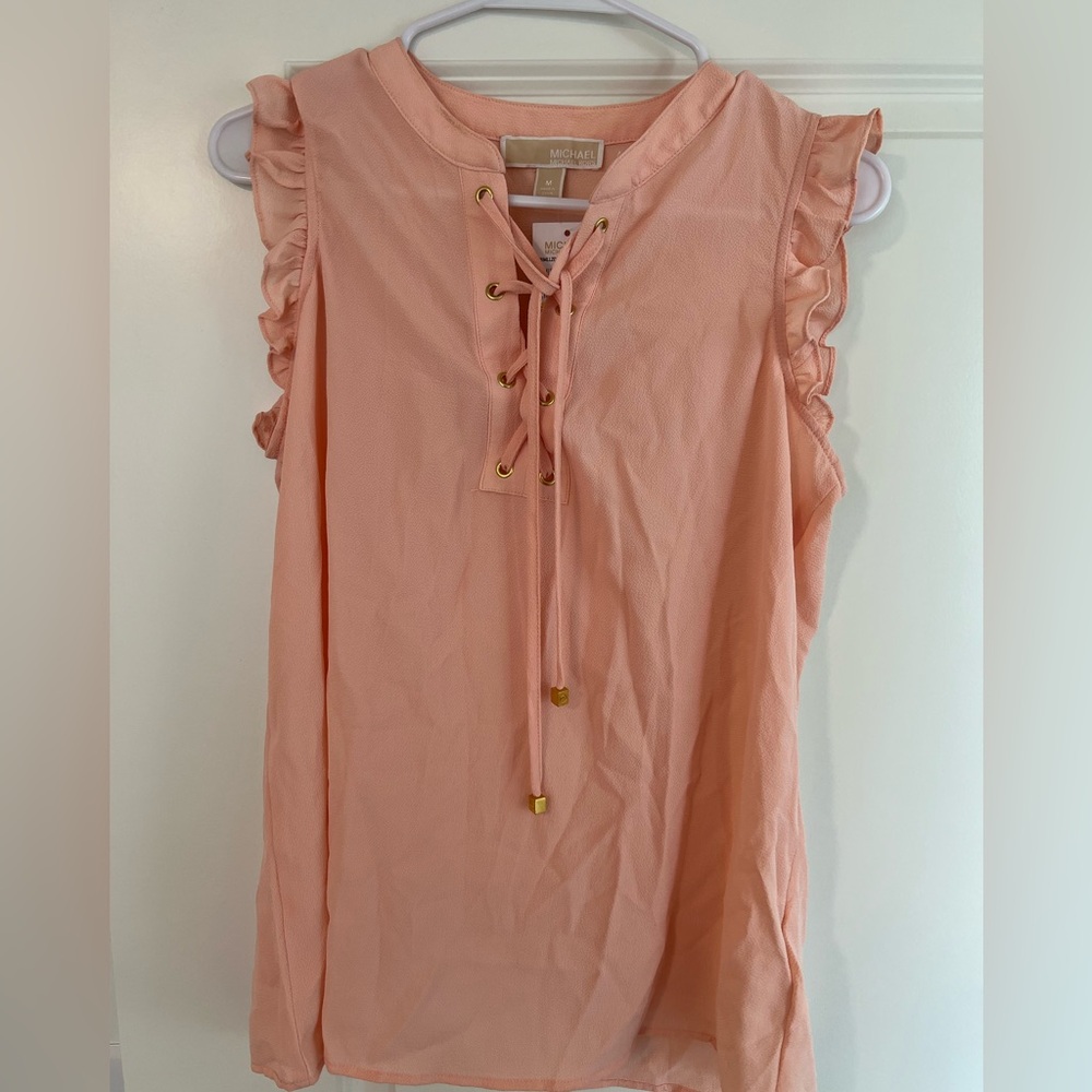 NWT - Michael Kors Women’s Dusty Coral Summer Top - Size Medium